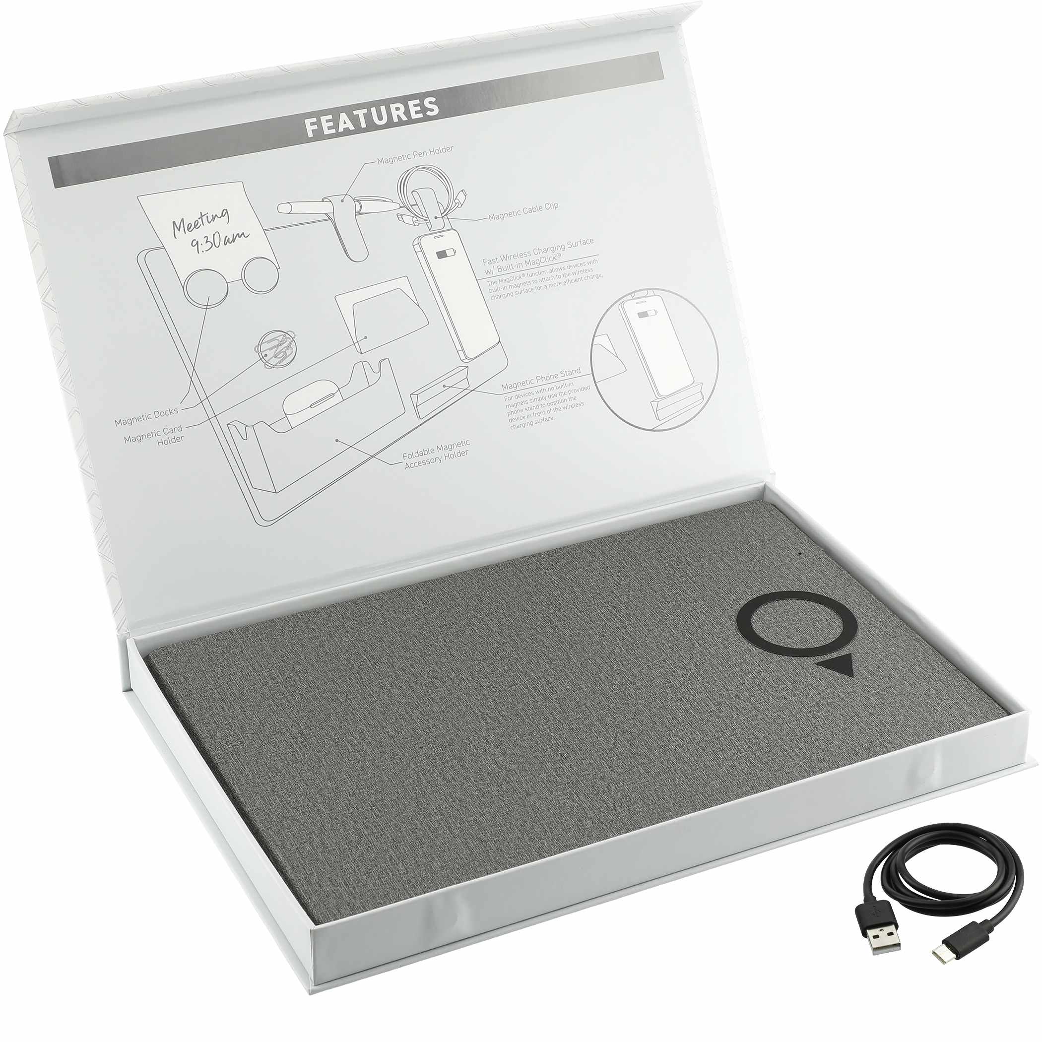 MagClick™ Fast Wireless Charging Desk Organizer - Image 7