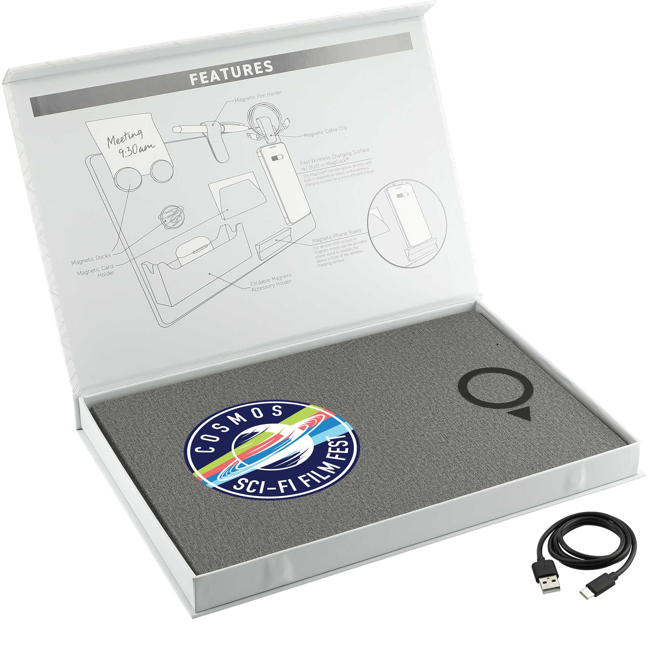 MagClick™ Fast Wireless Charging Desk Organizer - Image 11