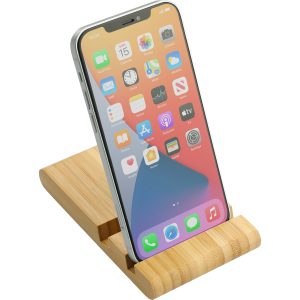 Alternative view of Estand FSC® 100% Bamboo Phone and Tablet Stand