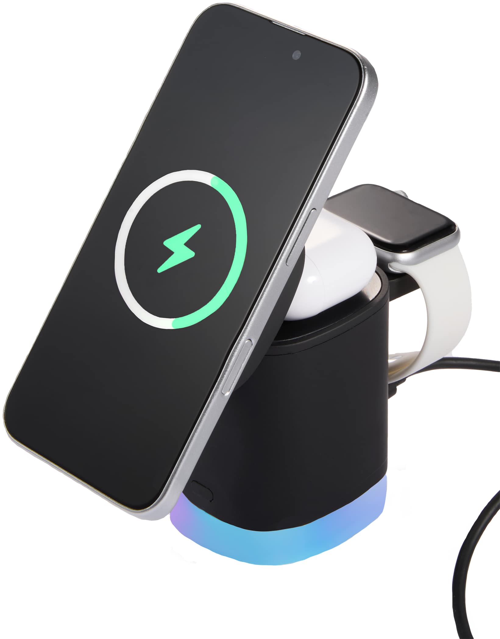 Glow 3-in-1 MagClick™ 15W Wireless Charging Stand - Image 6