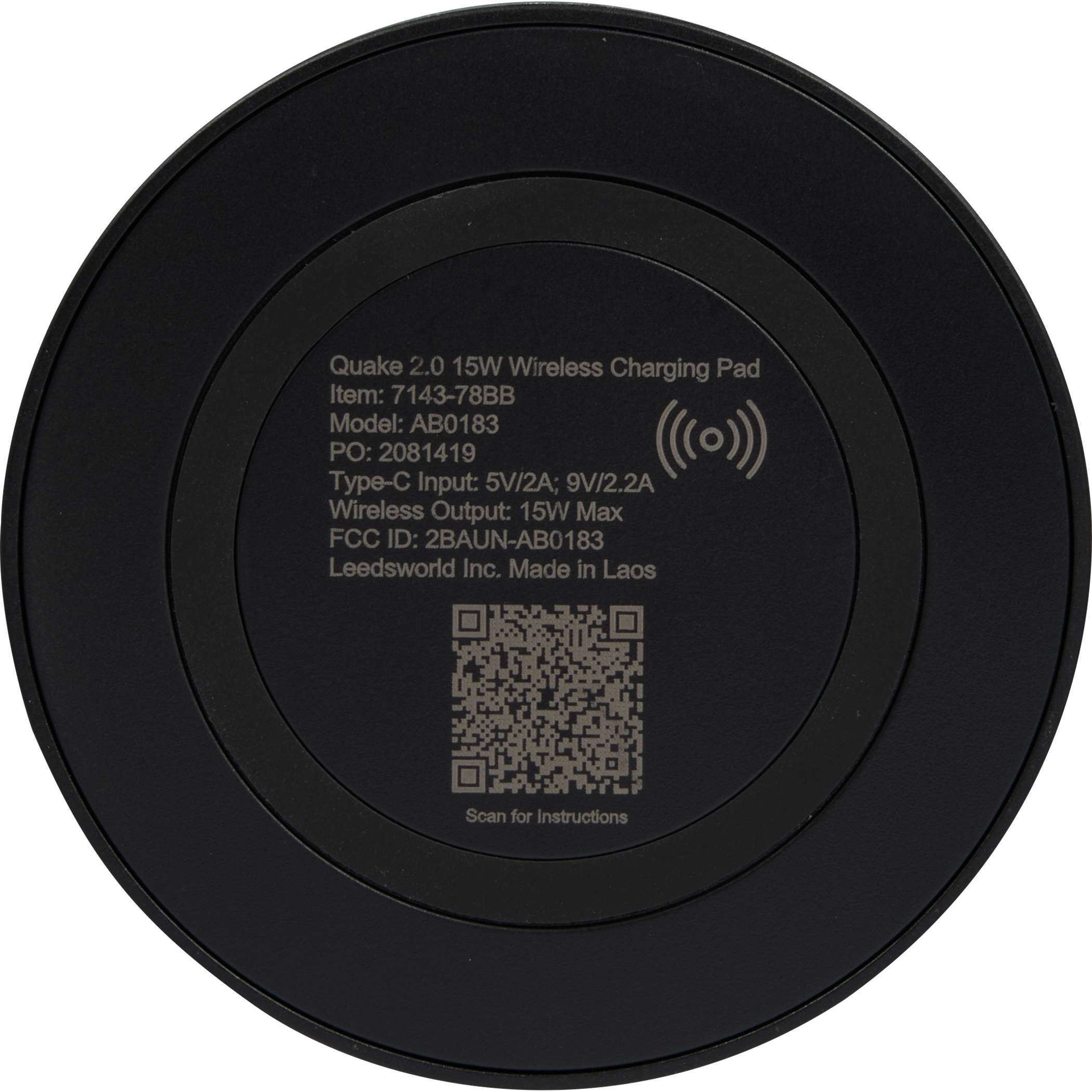 Quake 2.0 15W Wireless Charging Pad - Image 4