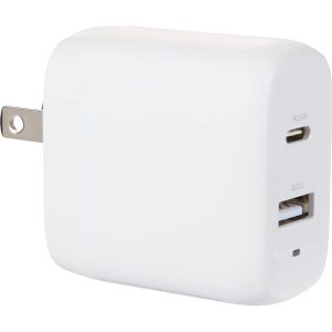 Alternative view of UL Listed 20W Dual USB-A and Type-C Wall Charger