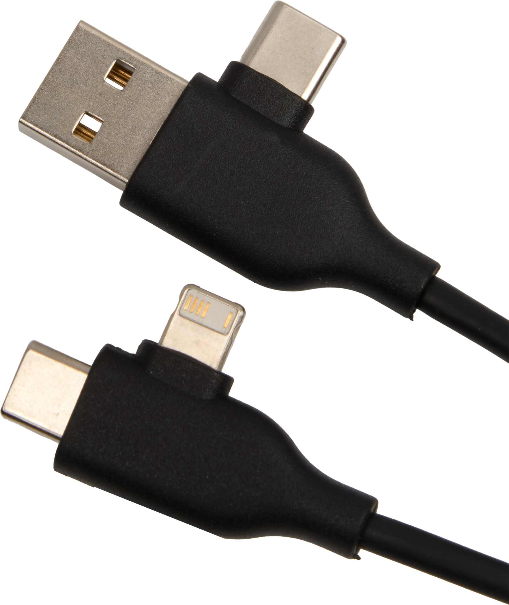 5-in-1 Charging Cable with USB-A/C Hub - Image 4