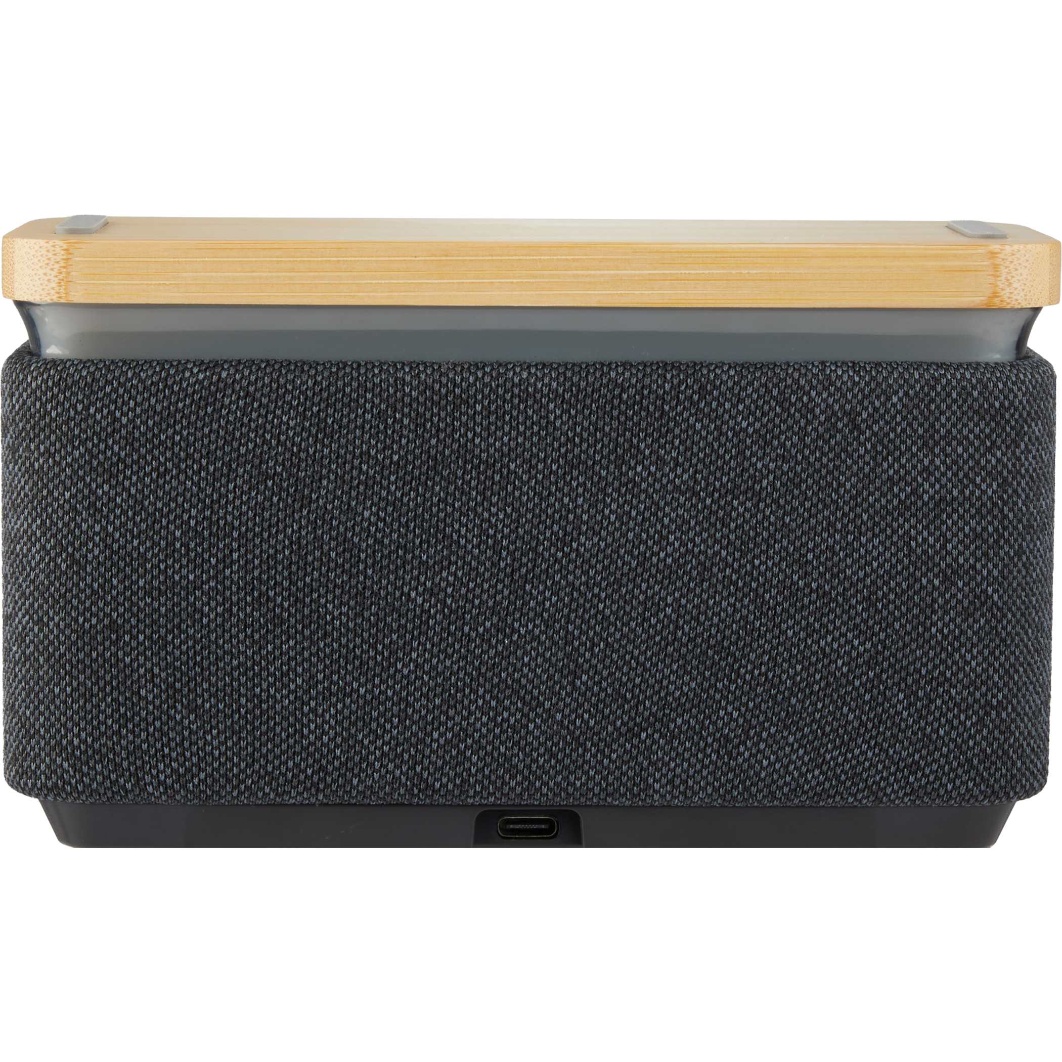 Boost Fabric & FSC® 100% Bamboo Speaker with Wireless Charging Pad - Image 6
