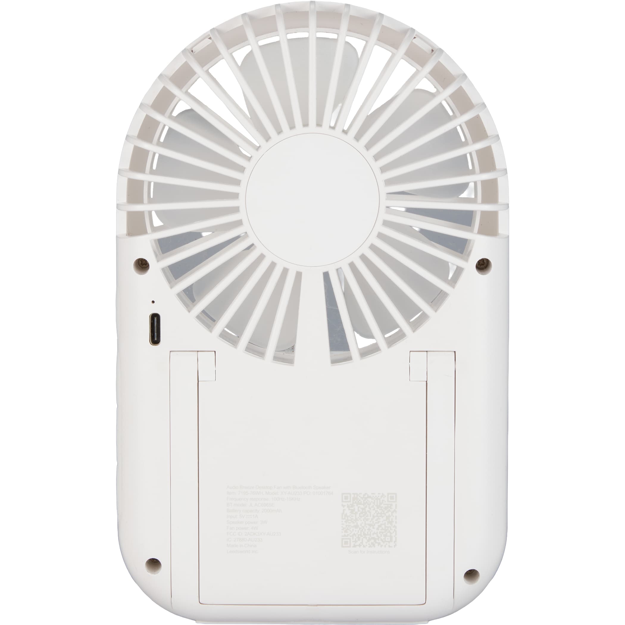 Audio Breeze Desktop Fan with Bluetooth Speaker - Image 4