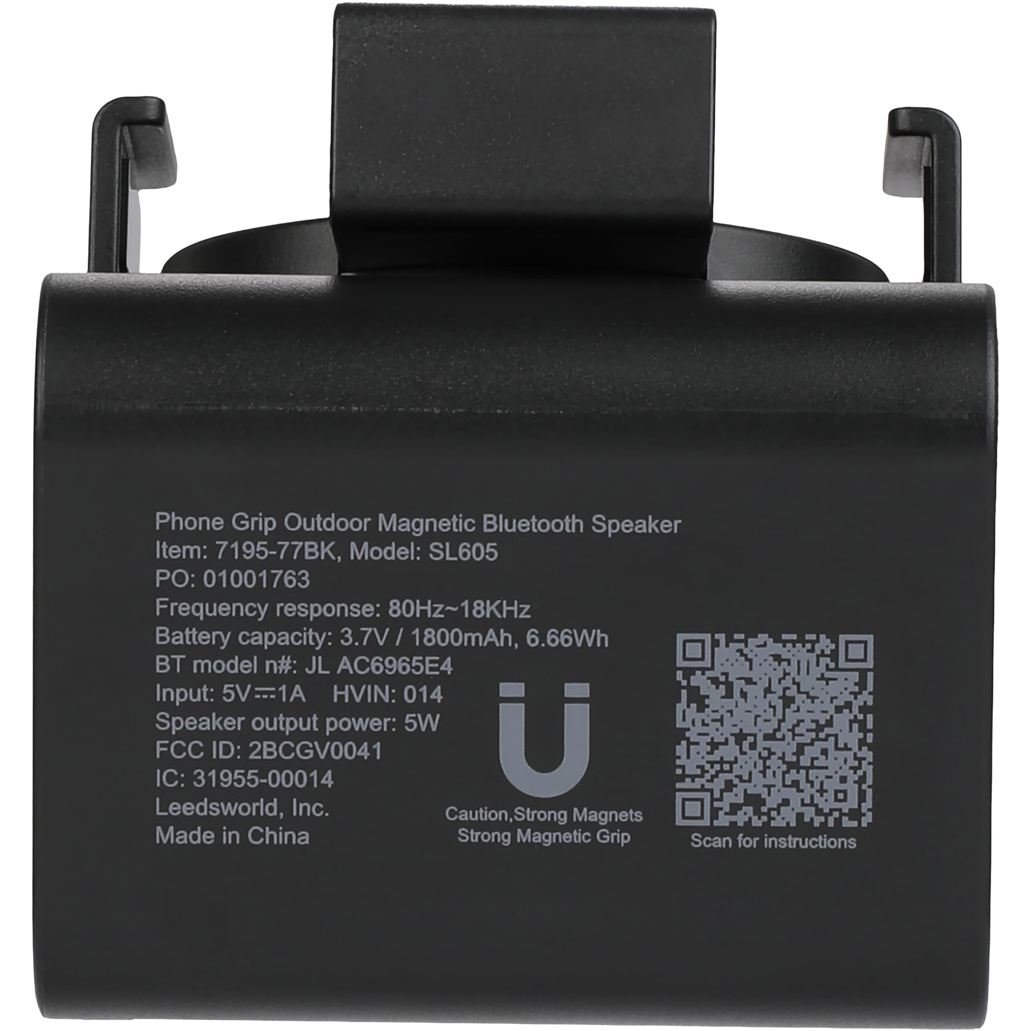 Phone Grip Outdoor Magnetic Bluetooth Speaker - Image 5