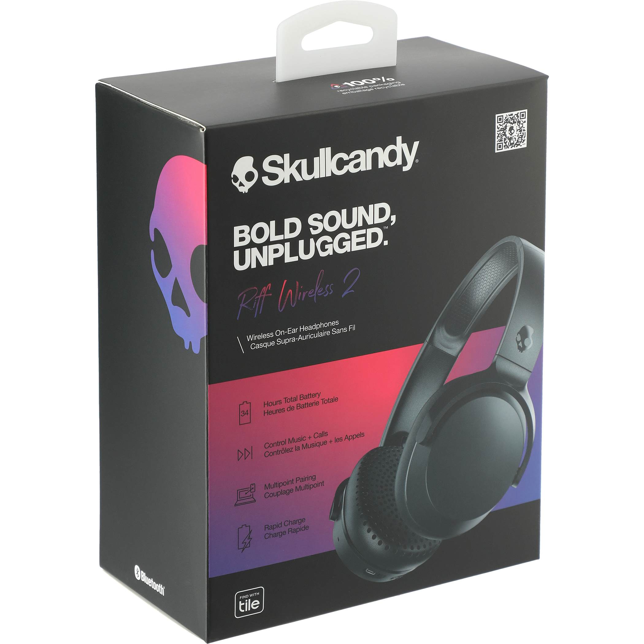 Skullcandy Riff 2 Bluetooth Headphones - Image 3