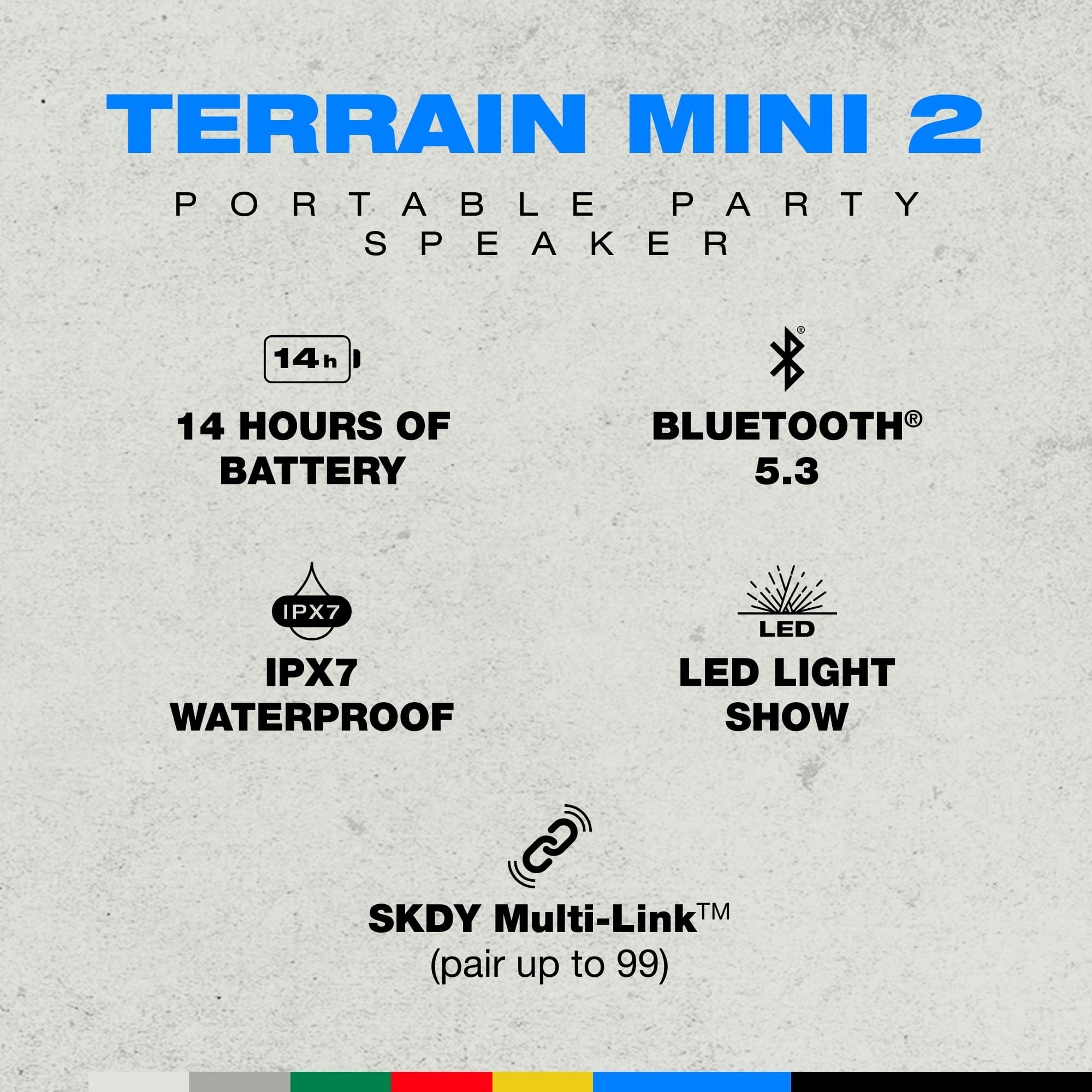 Skullcandy Terrain Mini 2 Bluetooth Speaker - Image 7
