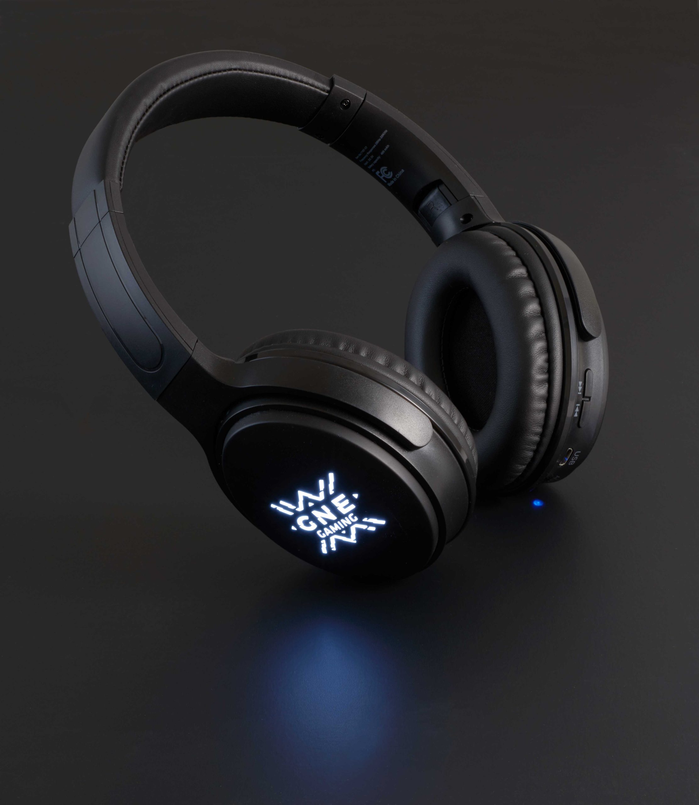 Light Up Logo Bluetooth Headphones - Image 6