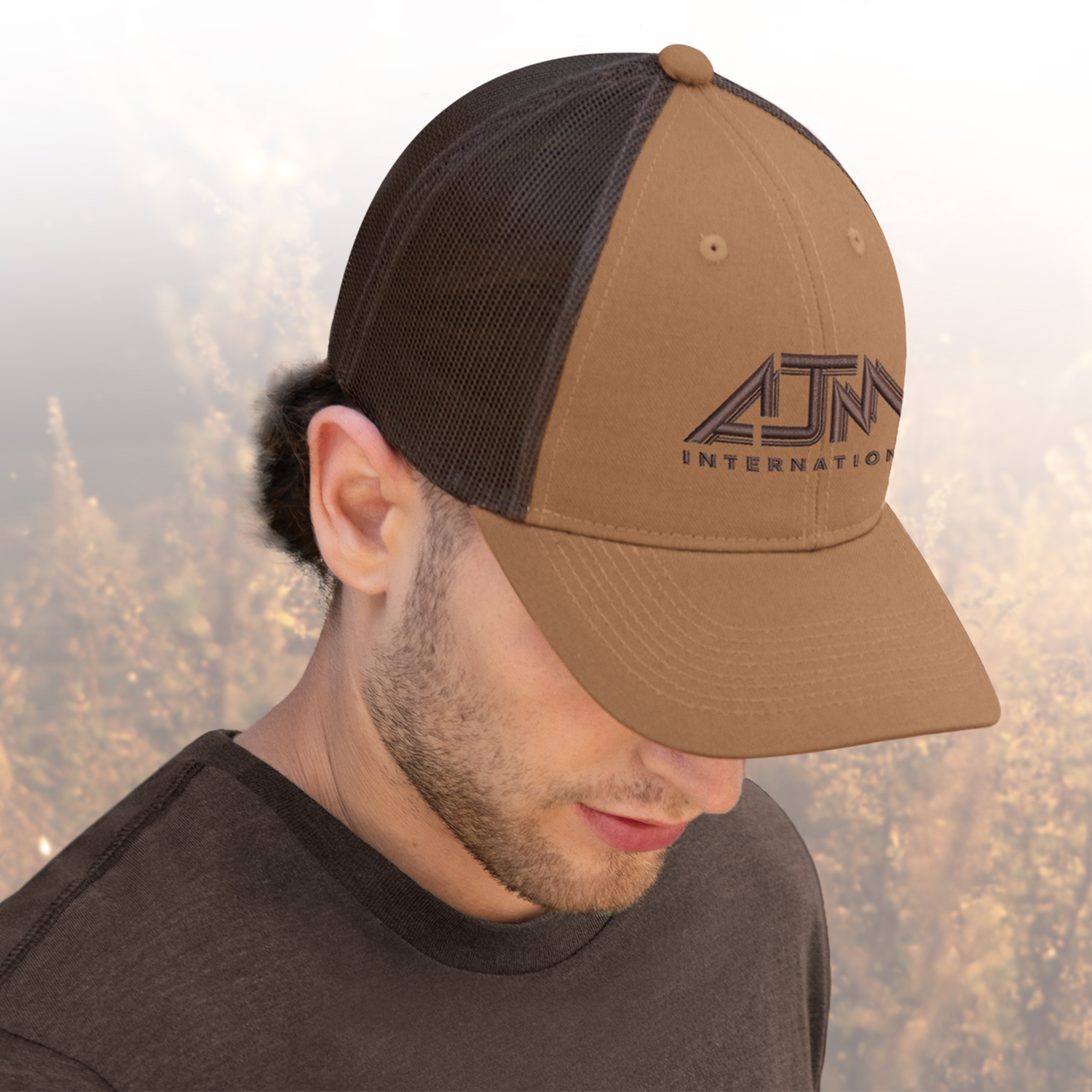 6 Panel Constructed Full-Fit (Mesh Back) Cap — AJM 7F640M - Image 3