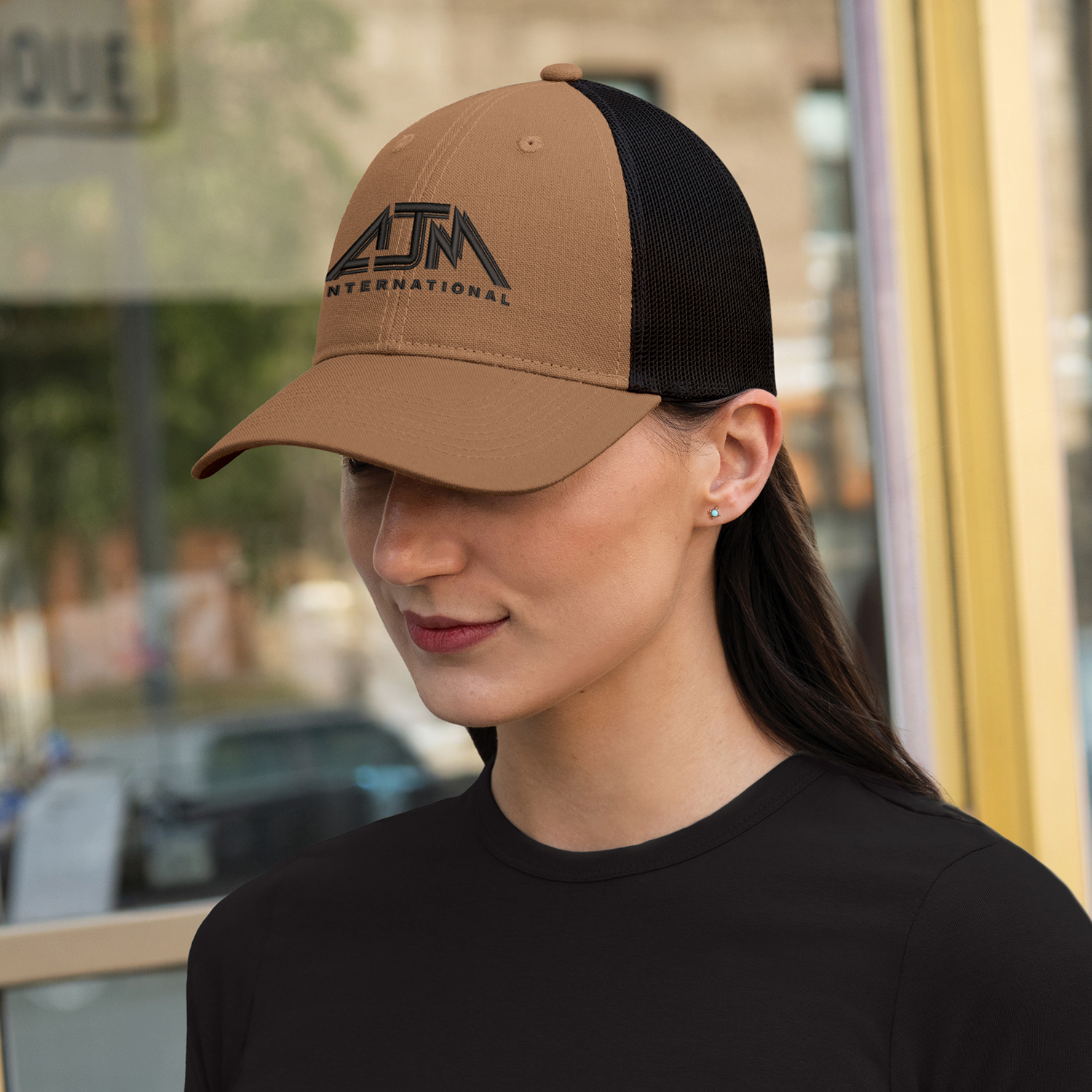6 Panel Constructed Full-Fit (Mesh Back) Cap — AJM 7F640M - Image 4