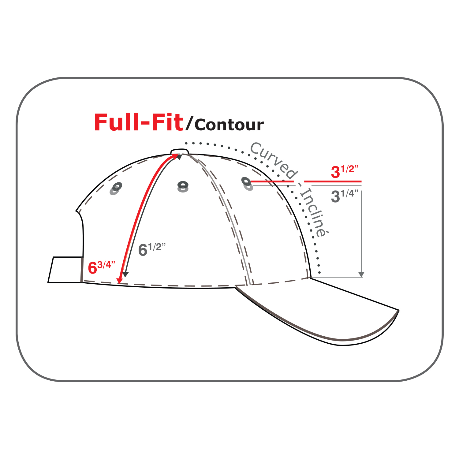 6 Panel Full-Fit Cap — AJM 7J470M - Image 6
