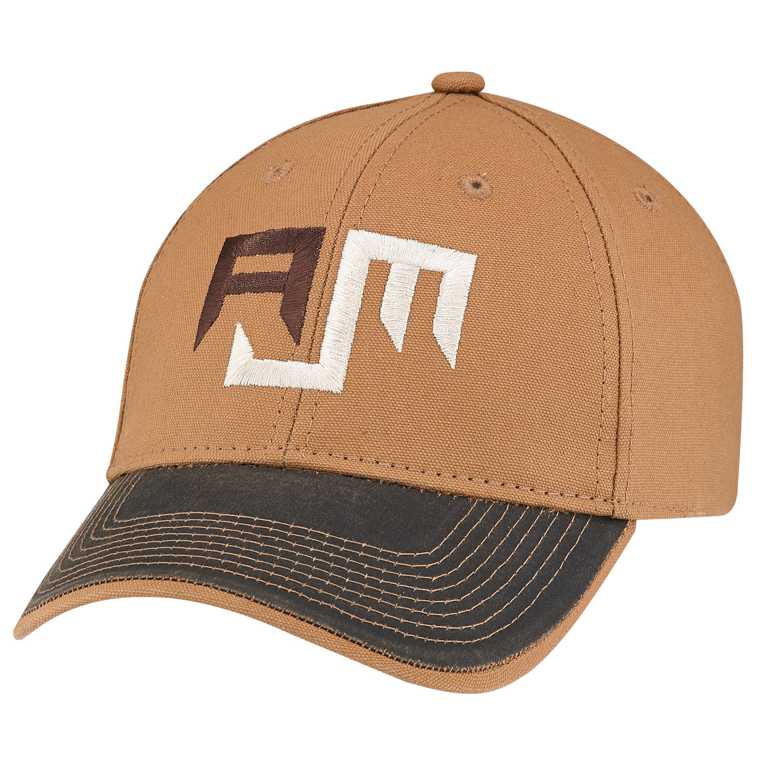6 Panel Constructed Full-Fit Cap — AJM 7K638M