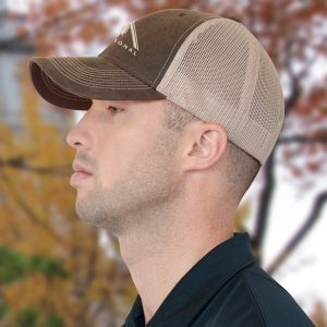 Alternative view of 6 Panel Constructed Full-Fit (Mesh Back) Cap — AJM 7L647M