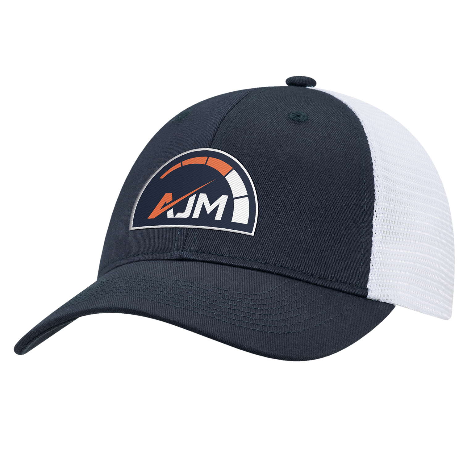6 Panel Constructed Full-Fit (Mesh Back, Deluxe Fit) Cap — AJM 7M670M
