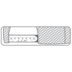 Alternative view of 5 Panel Traditional (Mesh Back) Cap — AJM 8100M