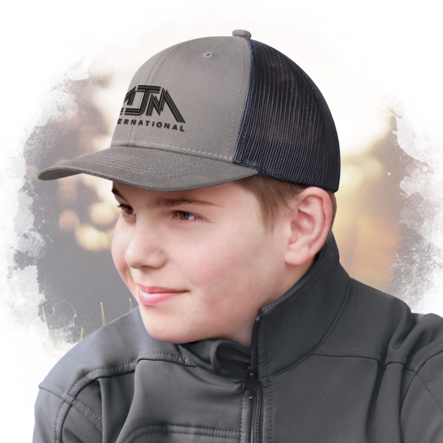 6 Panel Constructed Pro-Round (Mesh Back, Youth) Cap — AJM 8E019B - Image 6