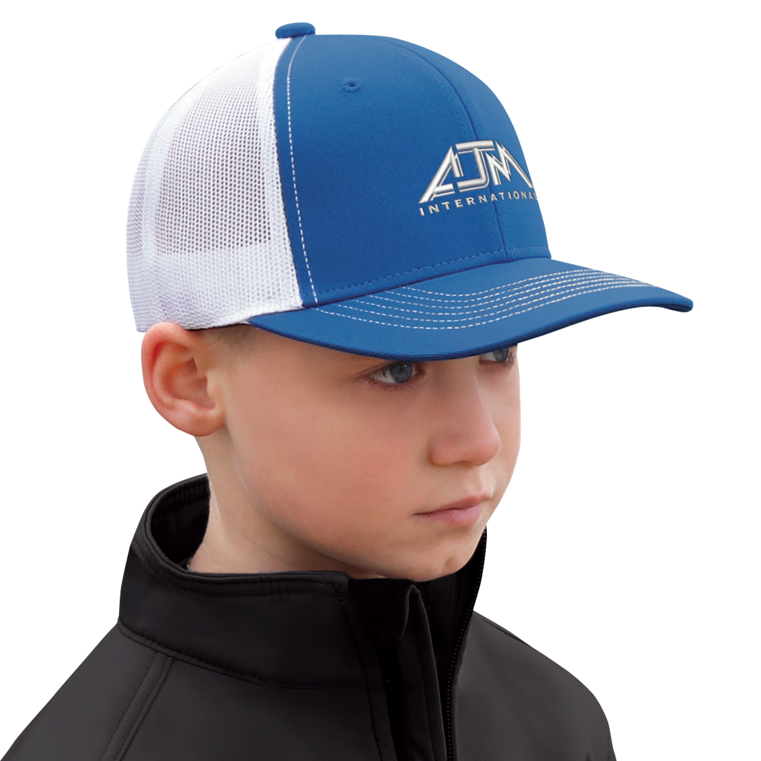 6 Panel Constructed Pro-Round (Mesh Back, Youth) Cap — AJM 8E019B - Image 7