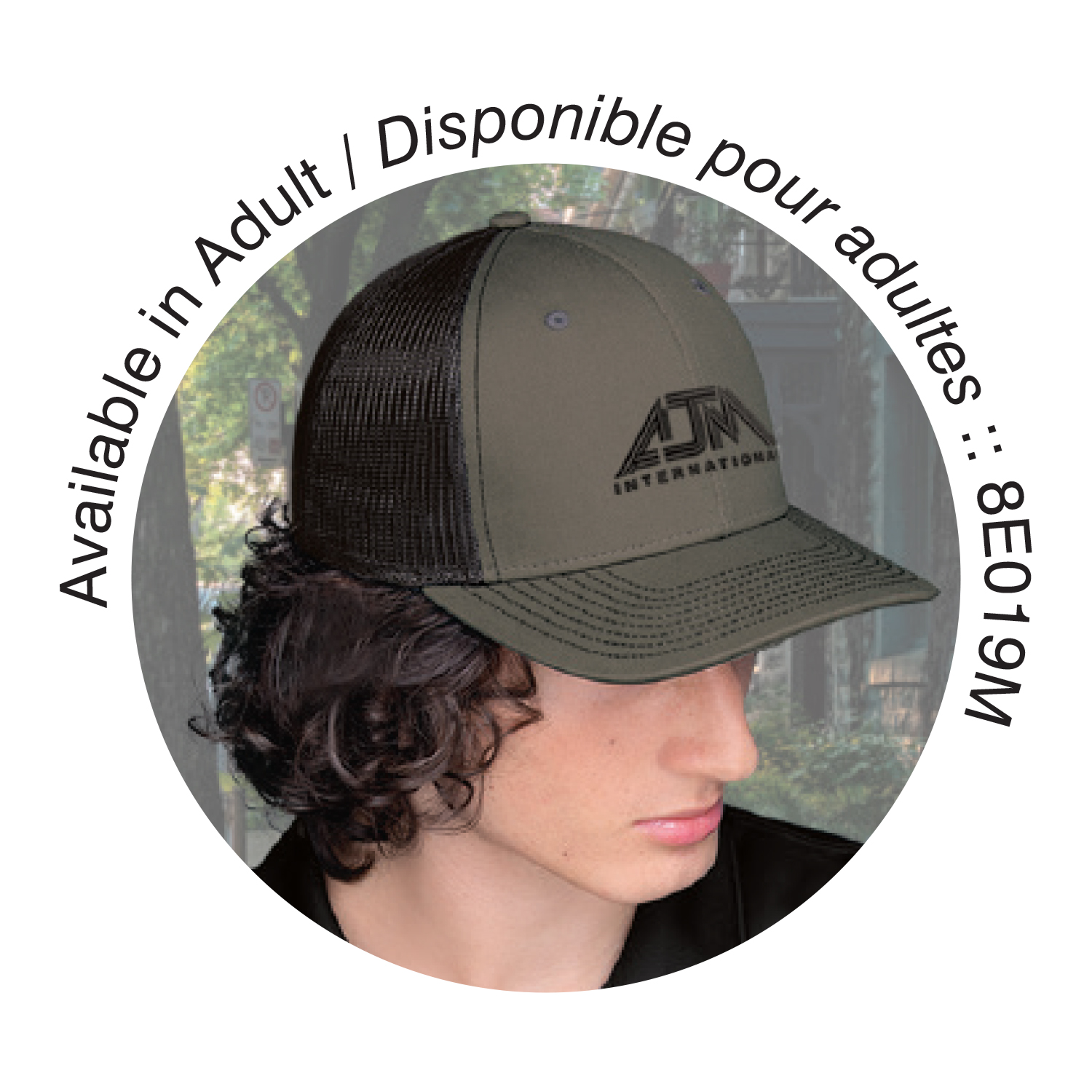 6 Panel Constructed Pro-Round (Mesh Back, Youth) Cap — AJM 8E019B - Image 8