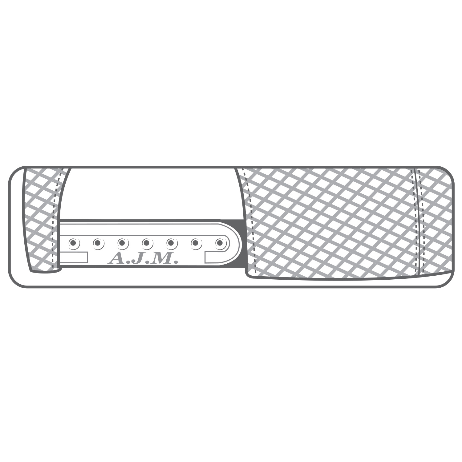 6 Panel Constructed Pro-Round (Mesh Back) Cap — AJM 8E019M - Image 13