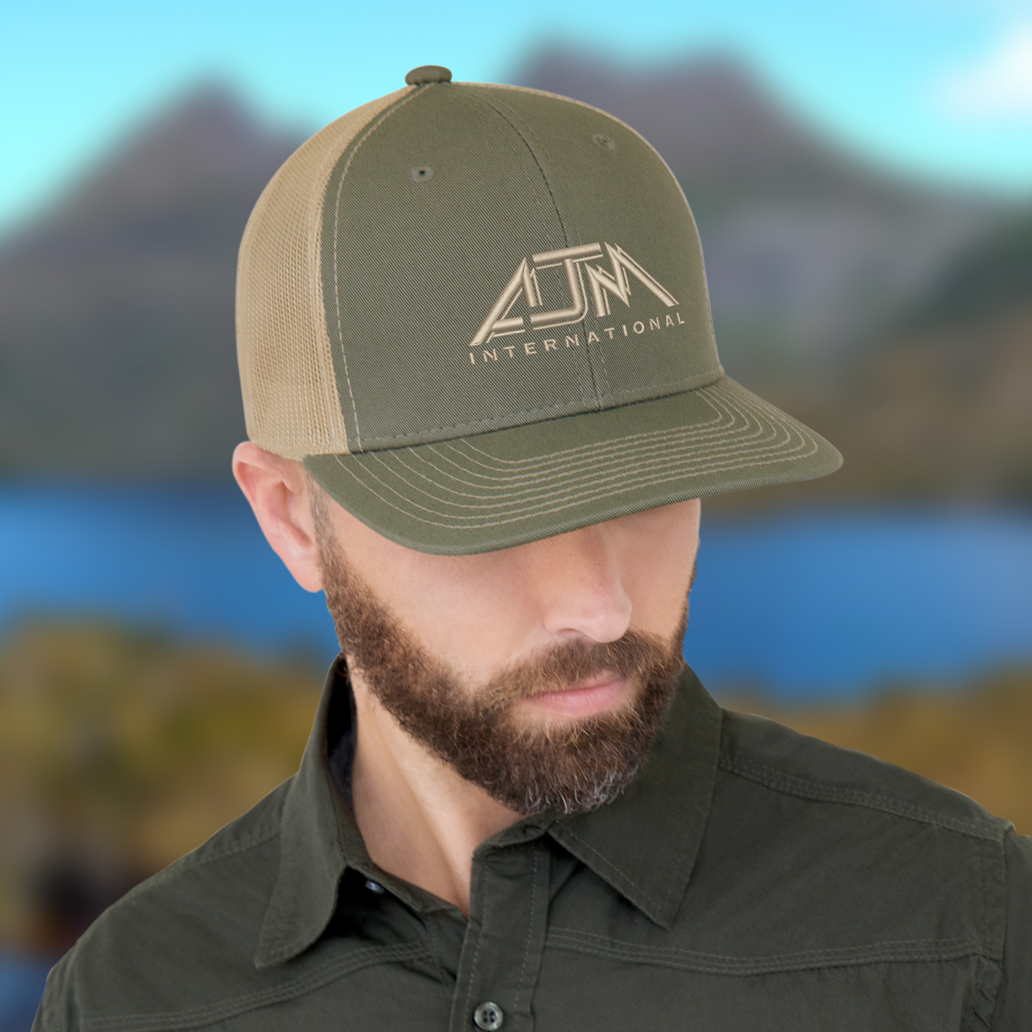 6 Panel Constructed Pro-Round (Mesh Back) Cap — AJM 8E019M - Image 3