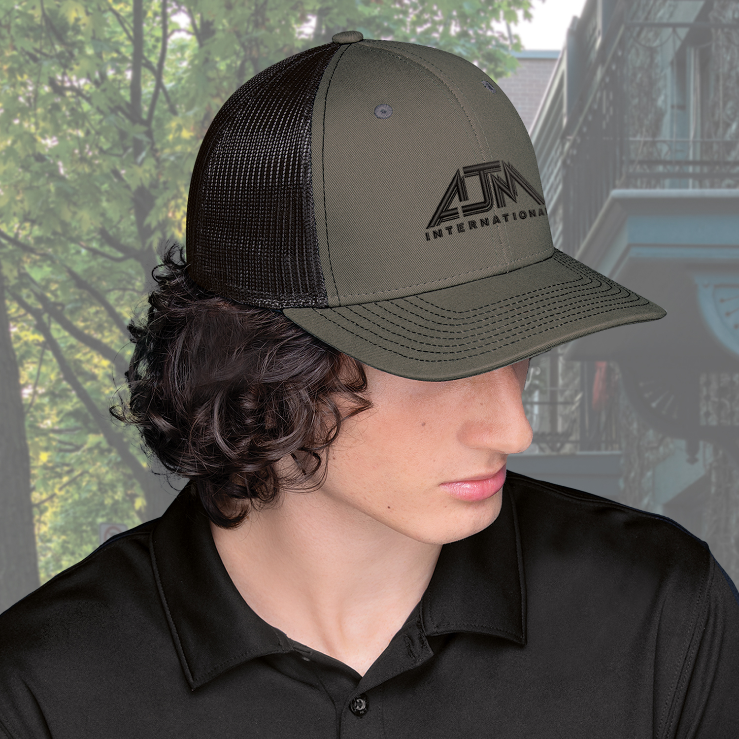 6 Panel Constructed Pro-Round (Mesh Back) Cap — AJM 8E019M - Image 7