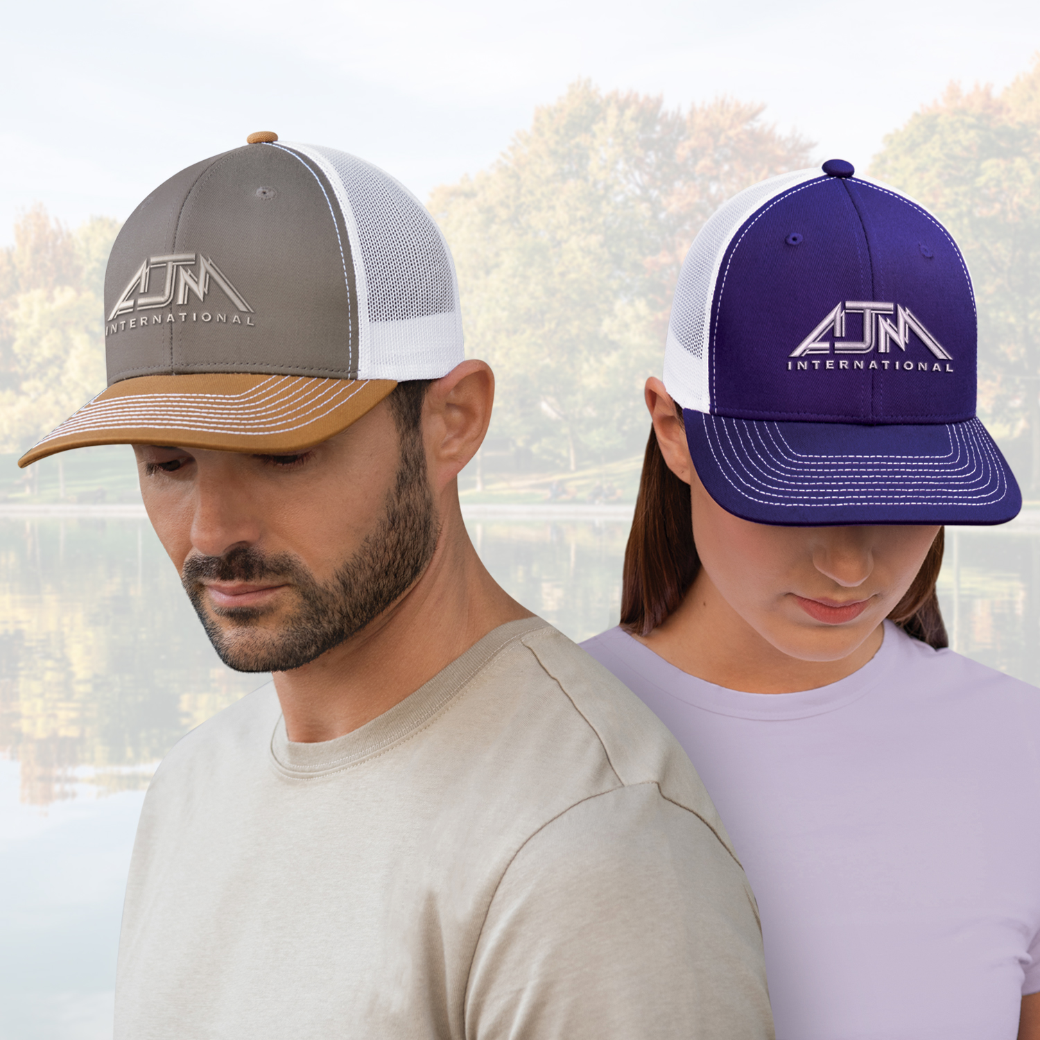 6 Panel Constructed Pro-Round (Mesh Back) Cap — AJM 8E019M - Image 9