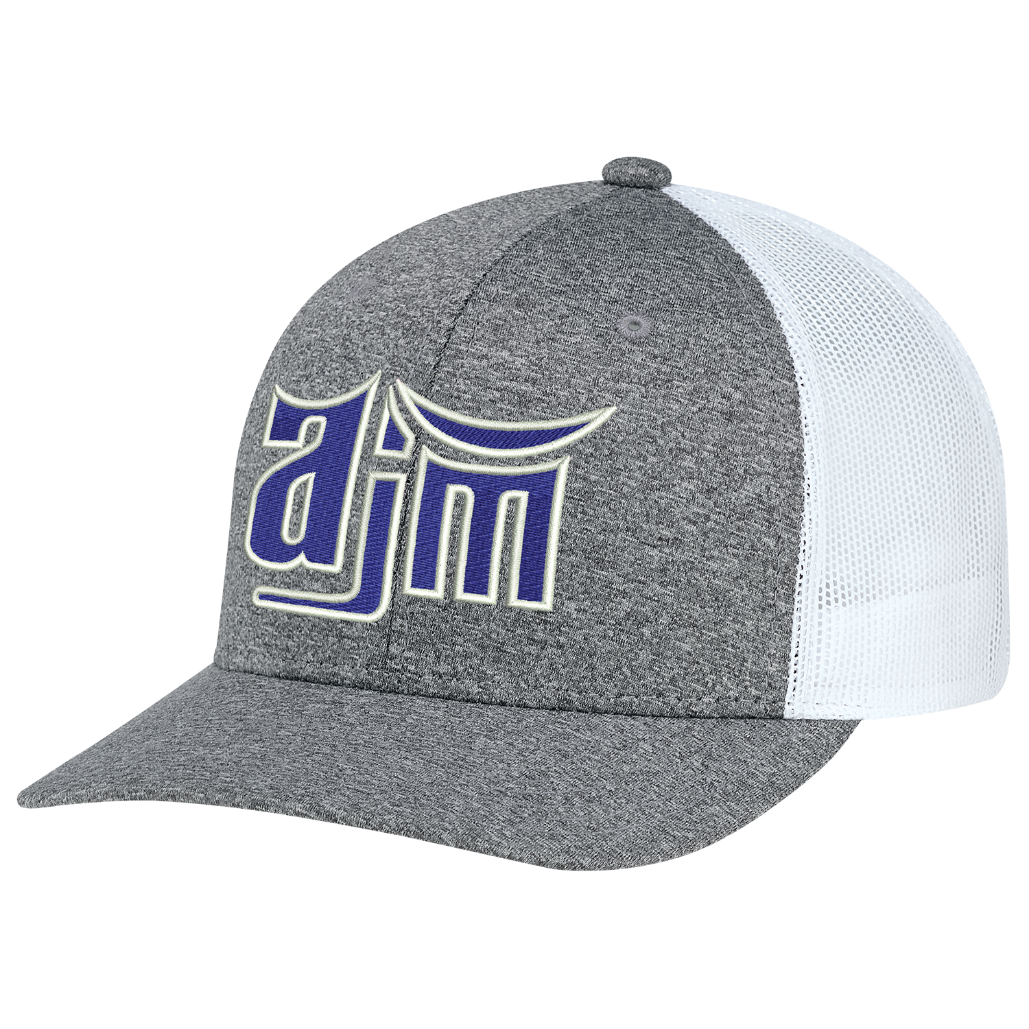 6 Panel Constructed Pro-Round (Mesh Back) Cap — AJM 8H018M