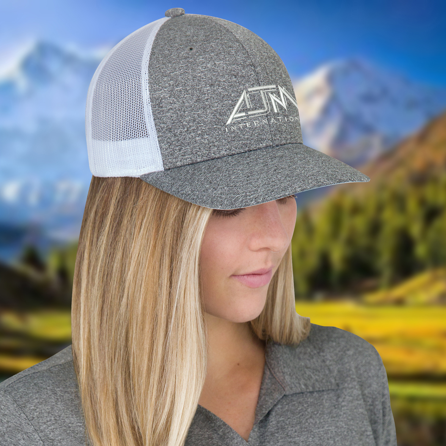 6 Panel Constructed Pro-Round (Mesh Back) Cap — AJM 8H018M - Image 4