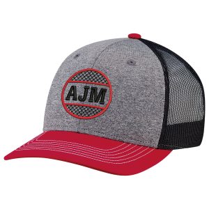 6 Panel Constructed Pro-Round (Mesh Back, Youth) Cap — AJM 8J016B