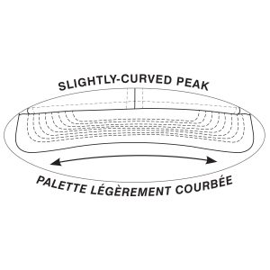 Alternative view of 6 Panel Constructed Pro-Round (Mesh Back) Cap — AJM 8J016M