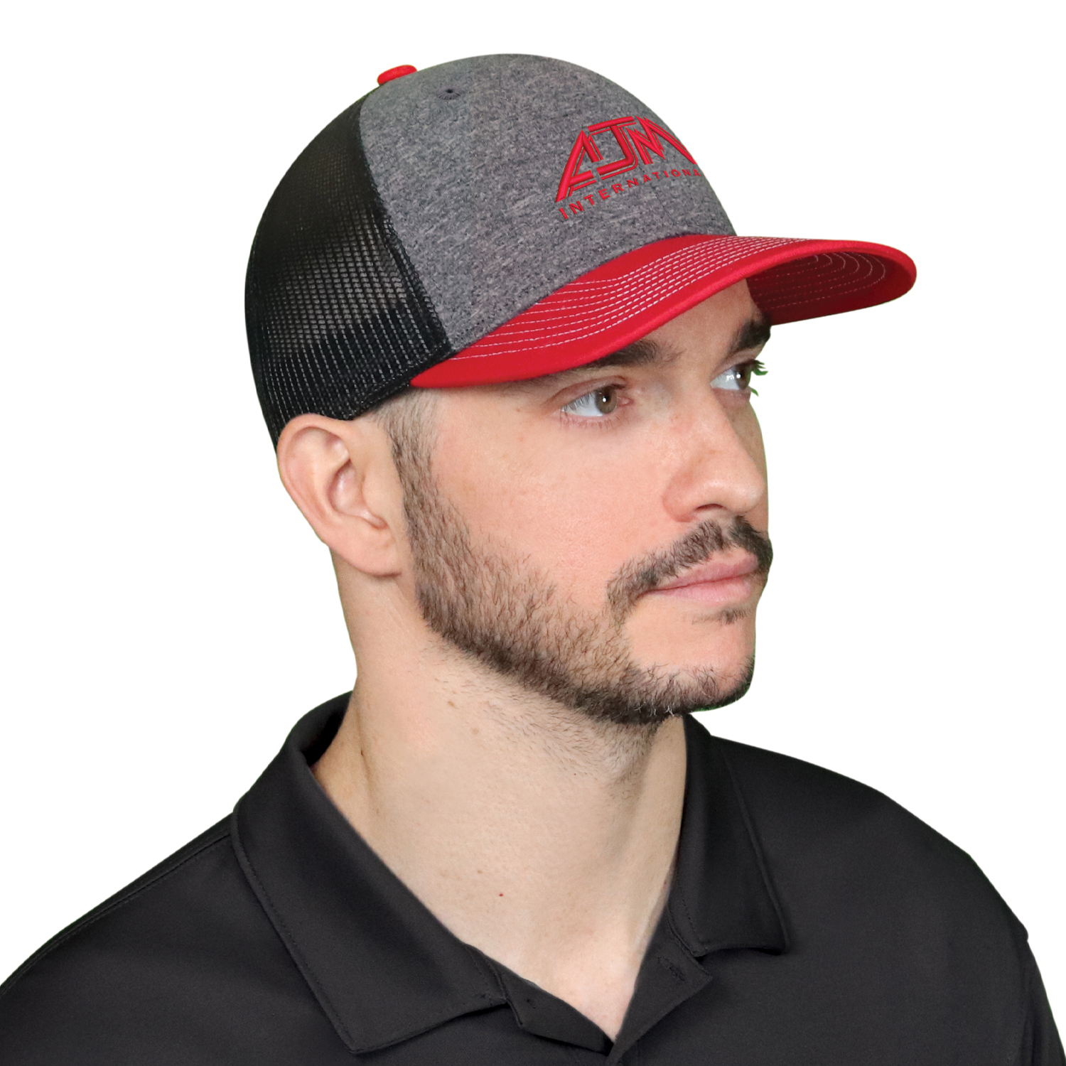 6 Panel Constructed Pro-Round (Mesh Back) Cap — AJM 8J016M - Image 6
