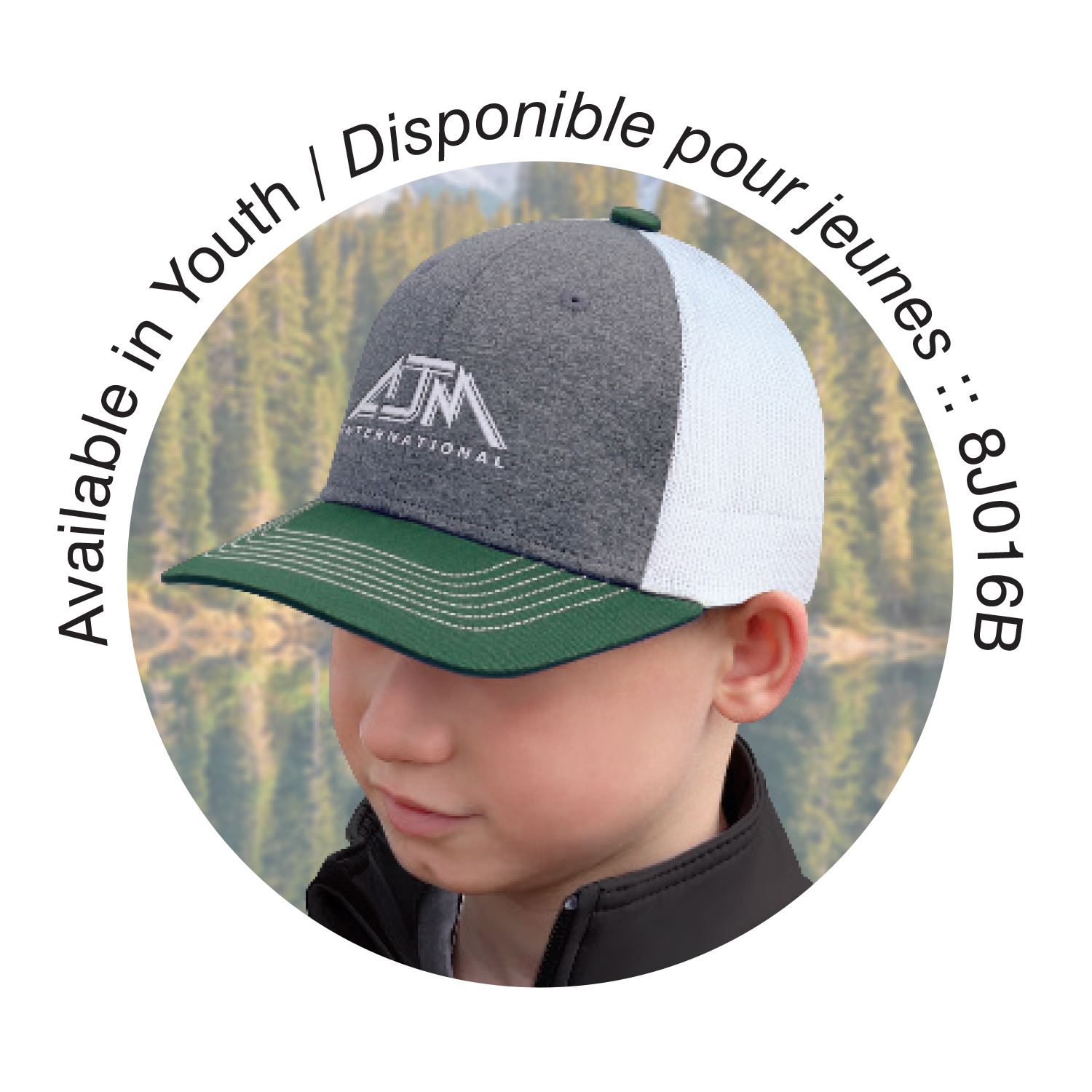 6 Panel Constructed Pro-Round (Mesh Back) Cap — AJM 8J016M - Image 8
