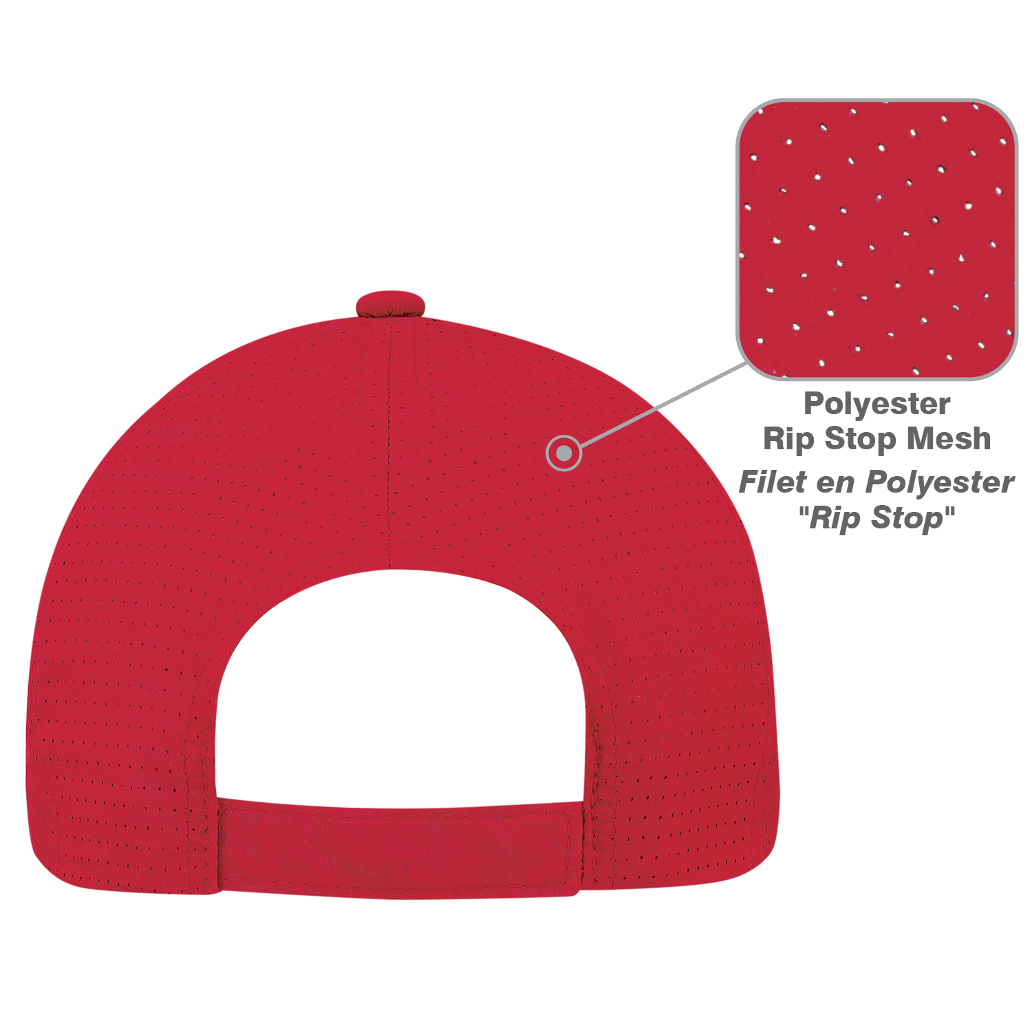 6 Panel Constructed Pro-Round (Mesh Back) Cap — AJM 8K010M - Image 3