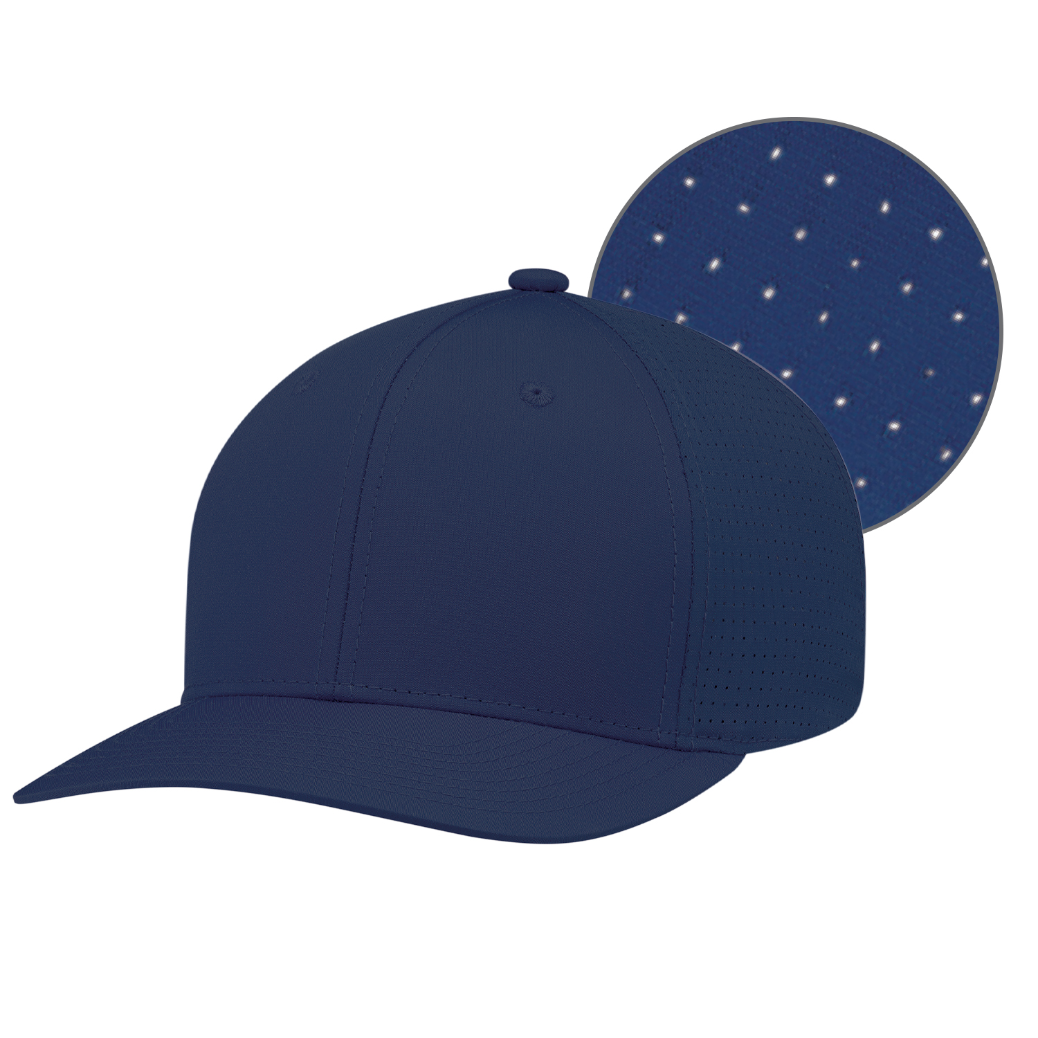 6 Panel Constructed Pro-Round (Mesh Back) Cap — AJM 8K010M - Image 7