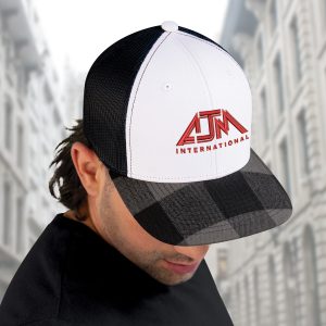 Alternative view of 6 Panel Constructed Pro-Round (Lumberjack, Mesh Back) Cap — AJM 8M015M