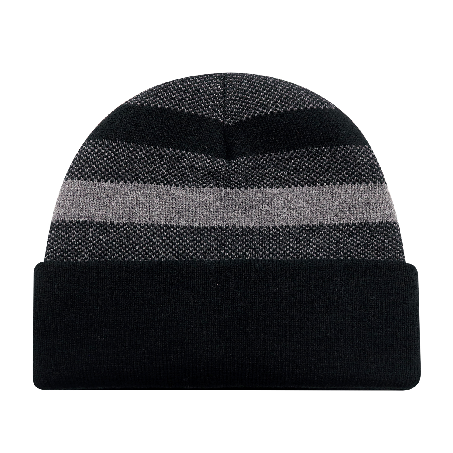 Cuff Toque — Stripe rib knit — AJM 9A550M - Image 3