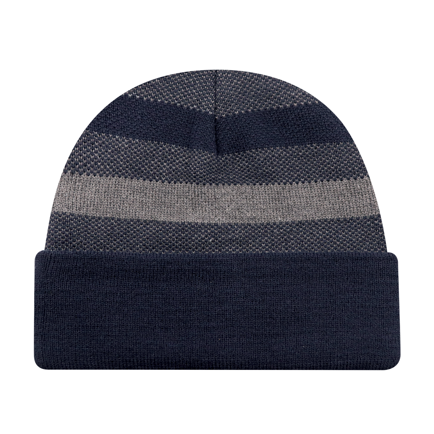 Cuff Toque — Stripe rib knit — AJM 9A550M - Image 5
