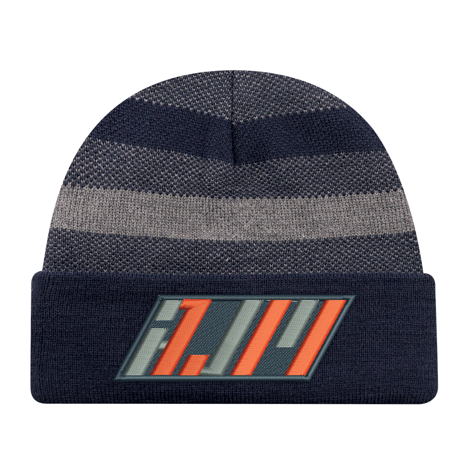 Cuff Toque — Stripe rib knit — AJM 9A550M