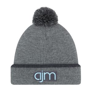 Cuff Toque (Pom Pom 8cm) — Rib knit — AJM 9B063M