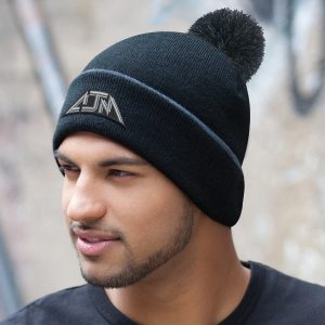 Alternative view of Cuff Toque (Pom Pom 8cm) — Rib knit — AJM 9B063M