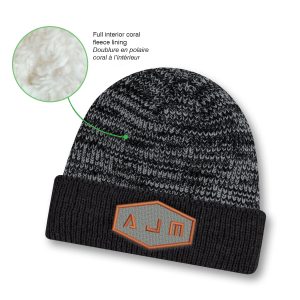 Alternative view of Cuff Toque — Marl rib knit — AJM 9D237M