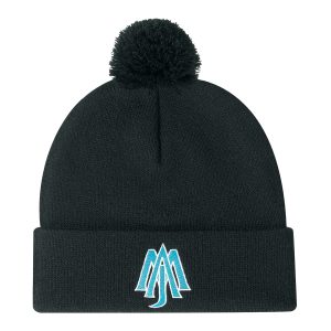 Cuff Toque (Pom Pom 6cm) — Jersey knit — AJM 9E060M