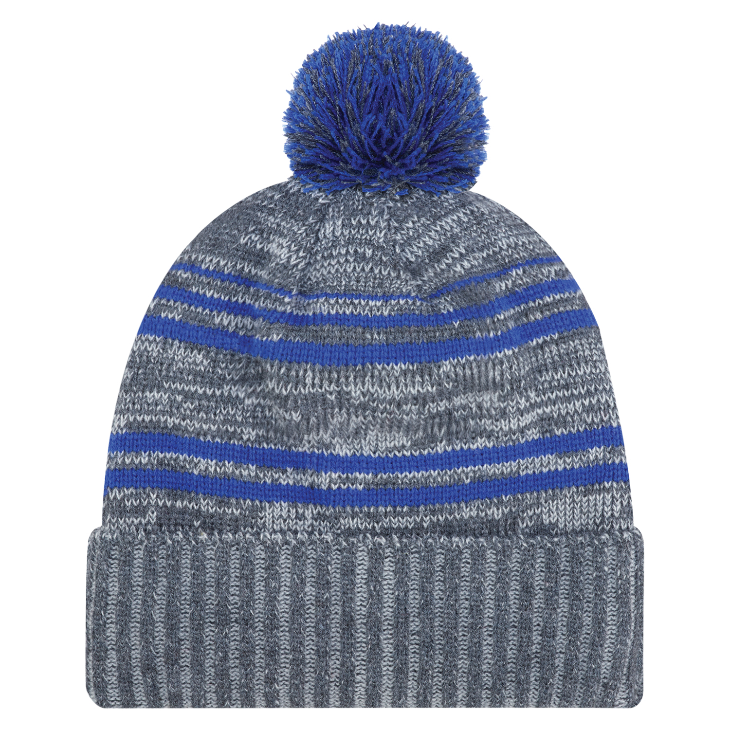 Cuff Toque (Pom Pom 8cm) — Marl jersey knit/Cable rib knit — AJM 9G087M - Image 10