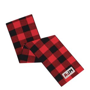 Oversized Scarf (Lumberjack) — Jacquard knit — AJM 9N310M