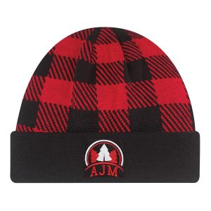 Cuff Toque (Lumberjack) — Jacquard knit — AJM 9N555M