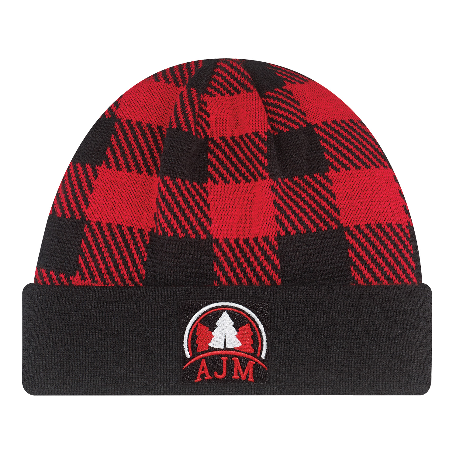 Cuff Toque (Lumberjack) — Jacquard knit — AJM 9N555M