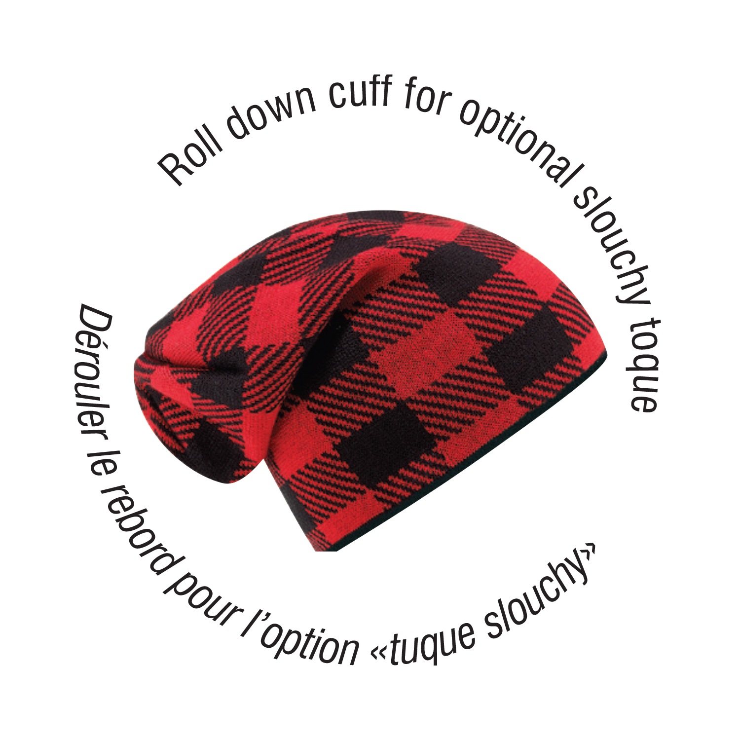 Cuff Toque (Lumberjack) — Jacquard knit — AJM 9N555M - Image 4