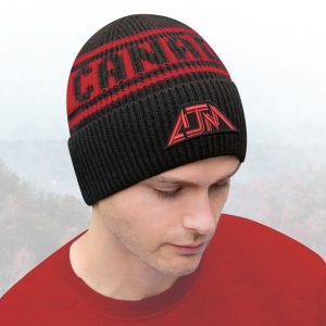 Alternative view of Cuff Toque with Flat Seams (Canada) — Rib Knit — AJM 9R492M