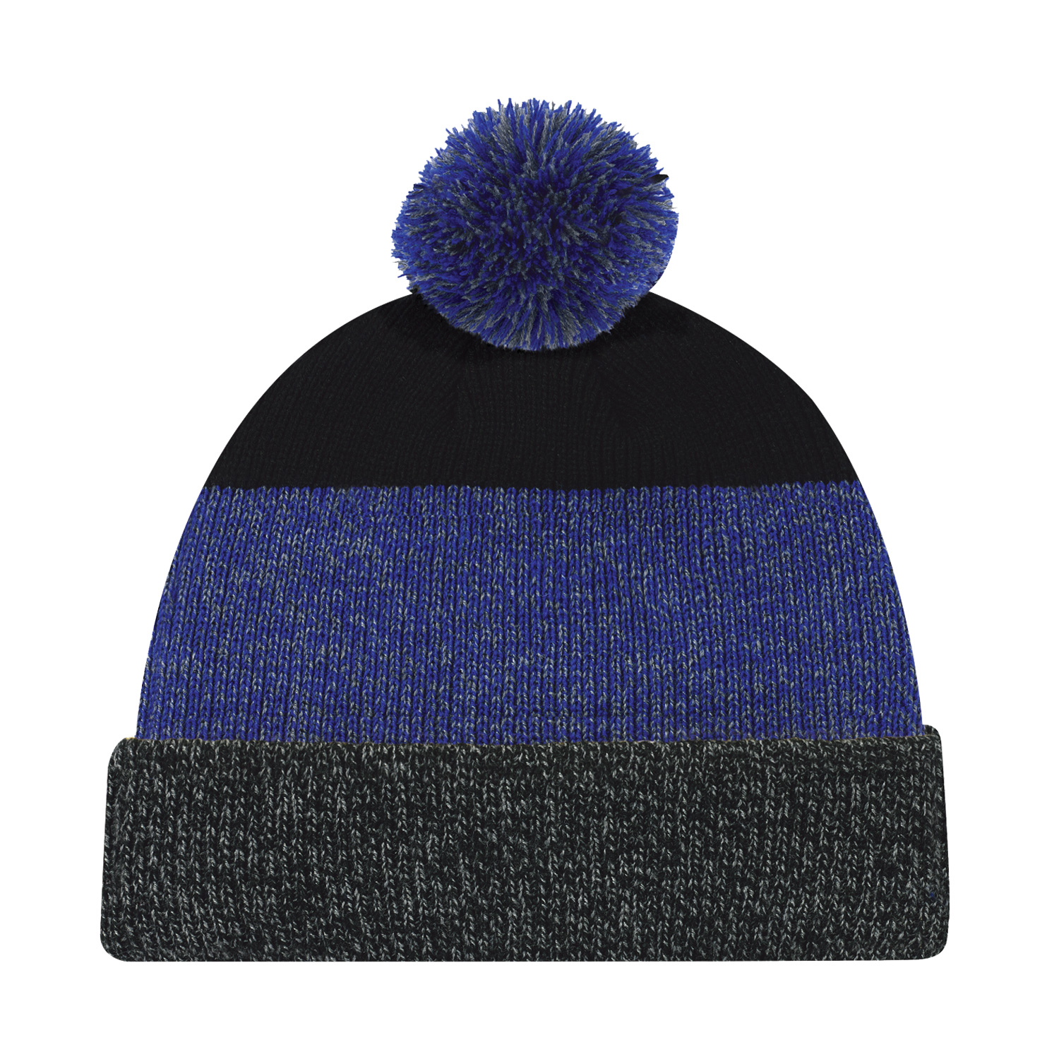 Cuff Toque (Pom Pom 8cm) — Marl rib knit — AJM 9T066M - Image 4